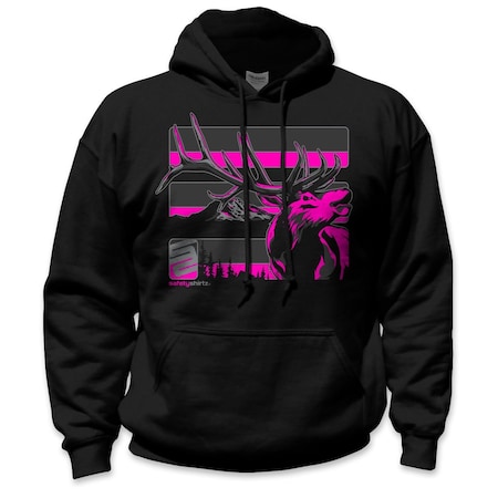 Safetyshirtz Stealth Elk Reflective High Visibility Hoodie, Black, 2XL 70030503XXL